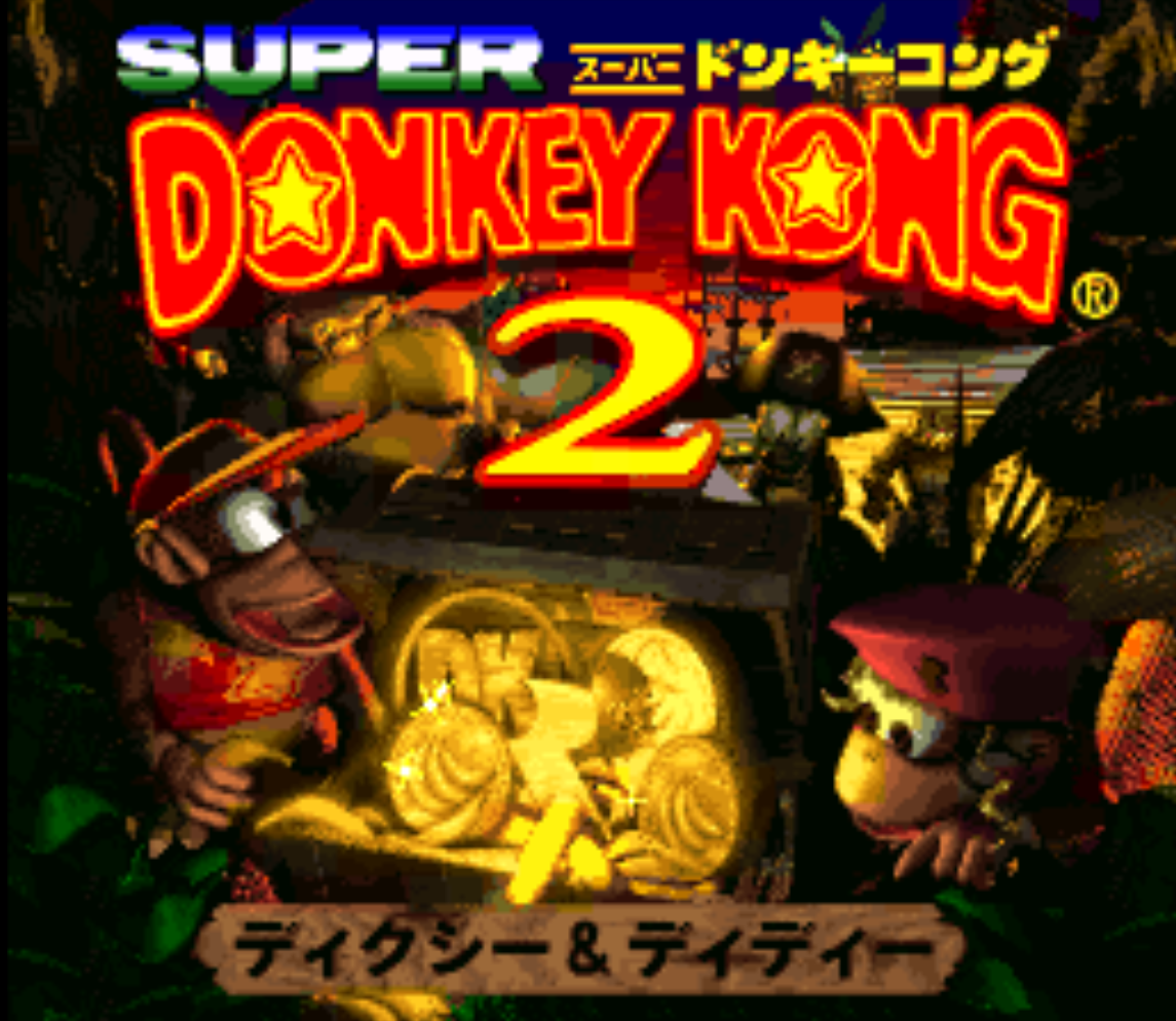 Super Donkey Kong 2 Title Screen
